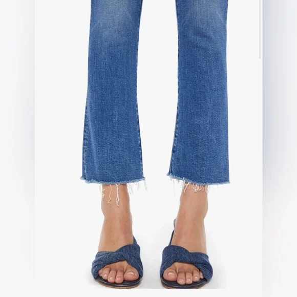 MOTHER The Hustler Ankle Fray in Grasping At Straws - Picture 5 of 11